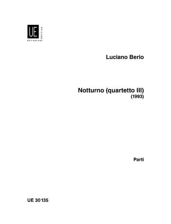 Notturno (Quartetto III)